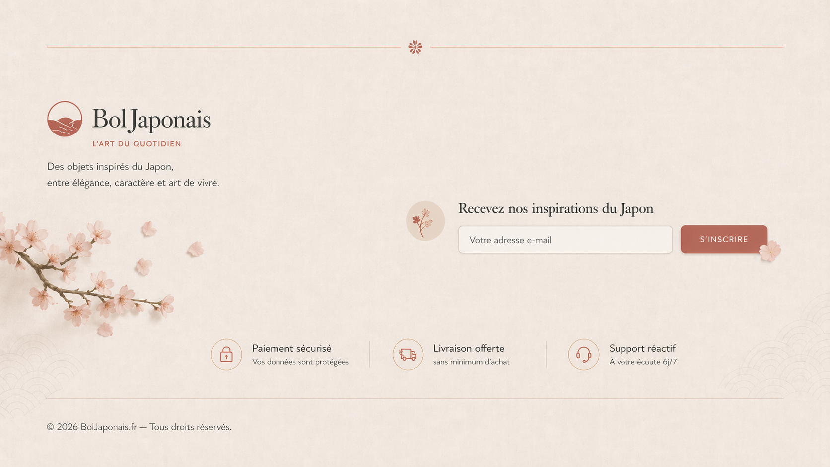 Bol Japonais - univers inspiré du Japon