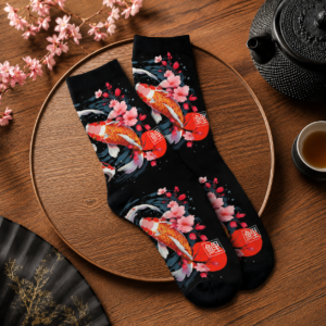 Chaussettes japonaises Koi, Sakura & Kitsune