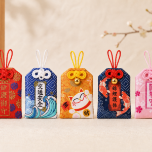 Porte-bonheur japonais style Omamori – Pendentif décoratif