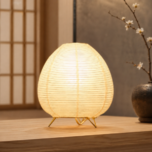 Lampe lanterne japonaise en papier de riz – 23 cm